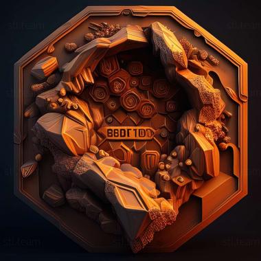 3D model Deep Rock Galactic game (STL)